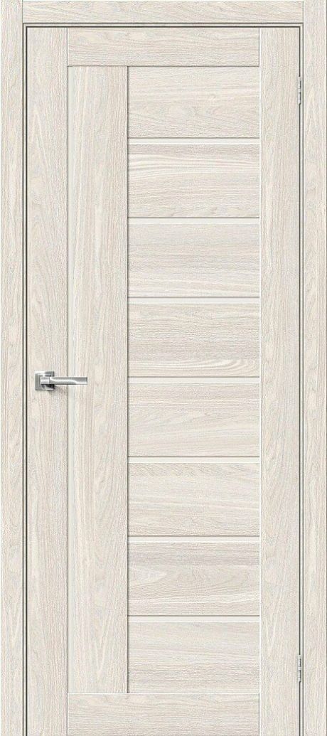 Межкомнатная дверь остекленная Браво-29 Ash White (BRAVO)