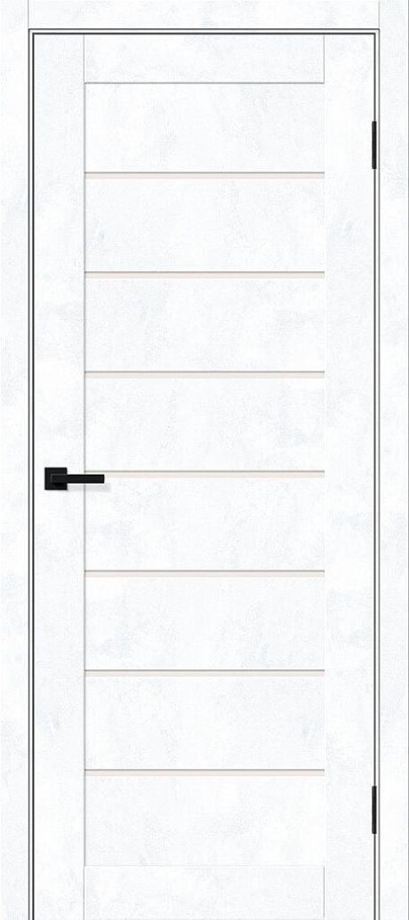 Межкомнатная дверь остекленная Браво-22 Snow Art (BRAVO)