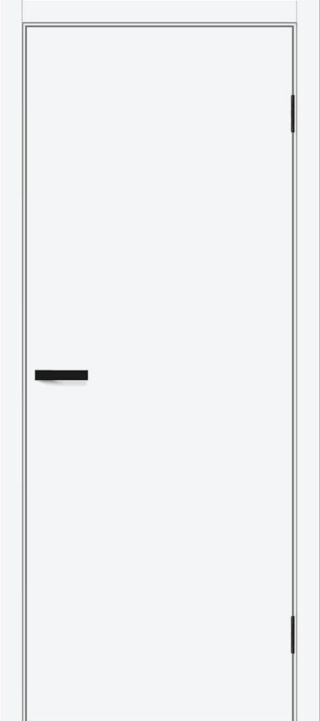 Межкомнатная дверь глухая Браво-0.П White Silk (BRAVO)