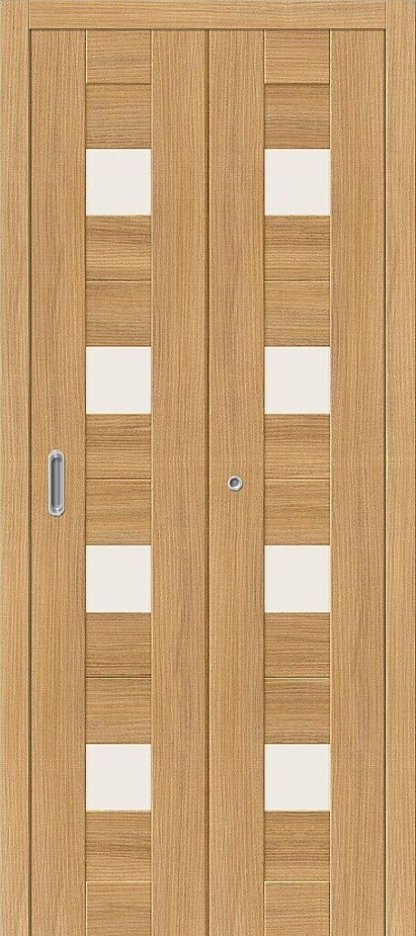 Складная межкомнатная дверь остекленная Порта-23 Porta Anegri Veralinga (ĒLPORTA)