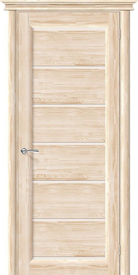 Межкомнатная дверь остекленная М2 Без отделки (Белорусские двери)