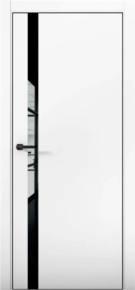 Межкомнатная дверь ESTETICA 07 Аляска Кромка AL Black (Brandoors)