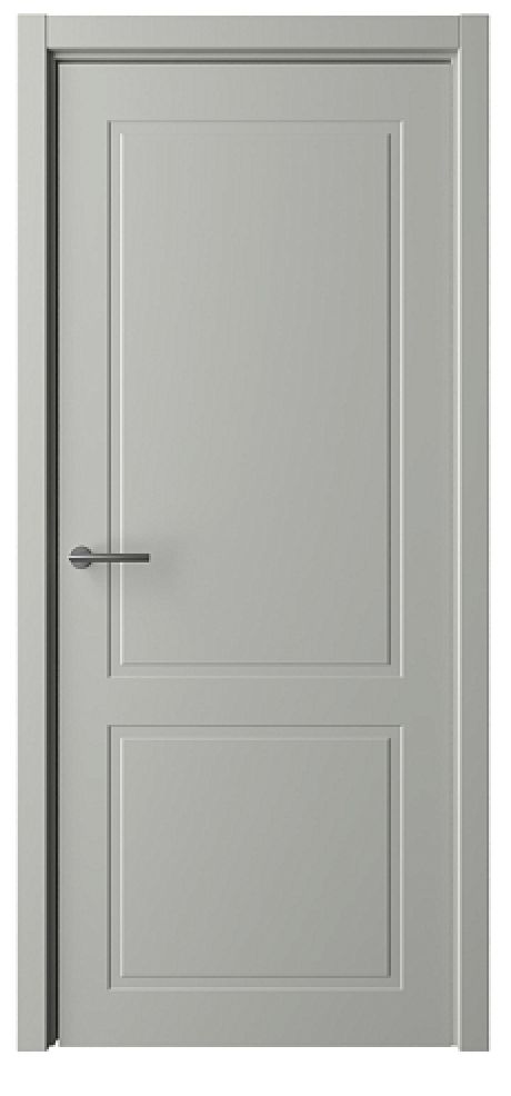 Глухая межкомнатная дверь СтильНео-2 Серый Эмаль (ALBERO)