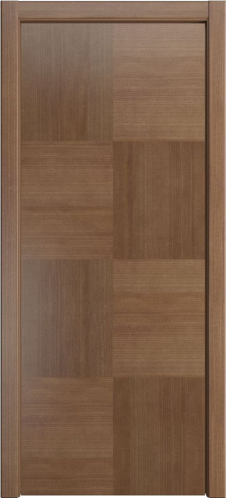 Глухая межкомнатная дверь Некст-4 Дуб палисандр Шпон (Мильяна)