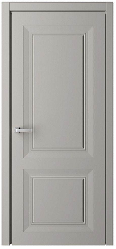 Глухая межкомнатная дверь СтильБогема Серый Эмаль (ALBERO)
