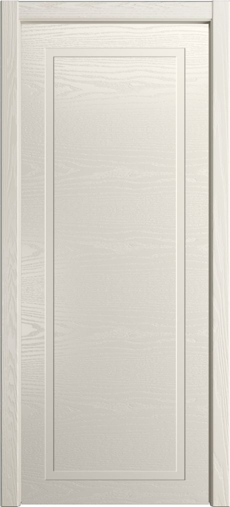 Глухая межкомнатная дверь ID-Лайн 1 Бежевый Шпон (Мильяна)