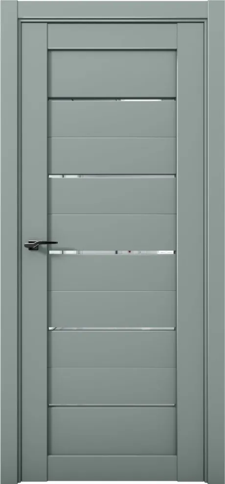 Межкомнатная дверь с зеркалом PRIME 01 Deep Green (Brandoors)