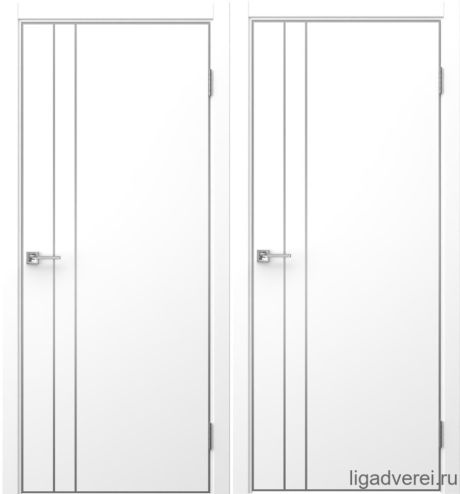 Межкомнатная дверь Prime-4 Белый ПЭТ (Лига дверей)