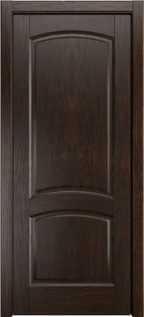 Глухая межкомнатная дверь Фиона Дуб коньячный Шпон (Мильяна)