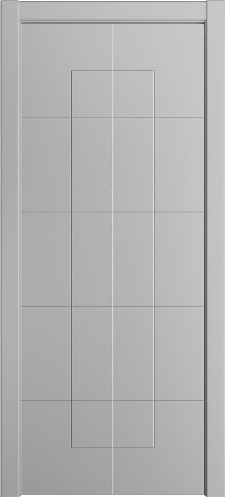 Глухая межкомнатная дверь ID-T Грей Эмаль (Мильяна)