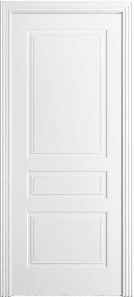 Глухая межкомнатная дверь Бруклин Белоснежный Эмаль (Бипи Дорс)