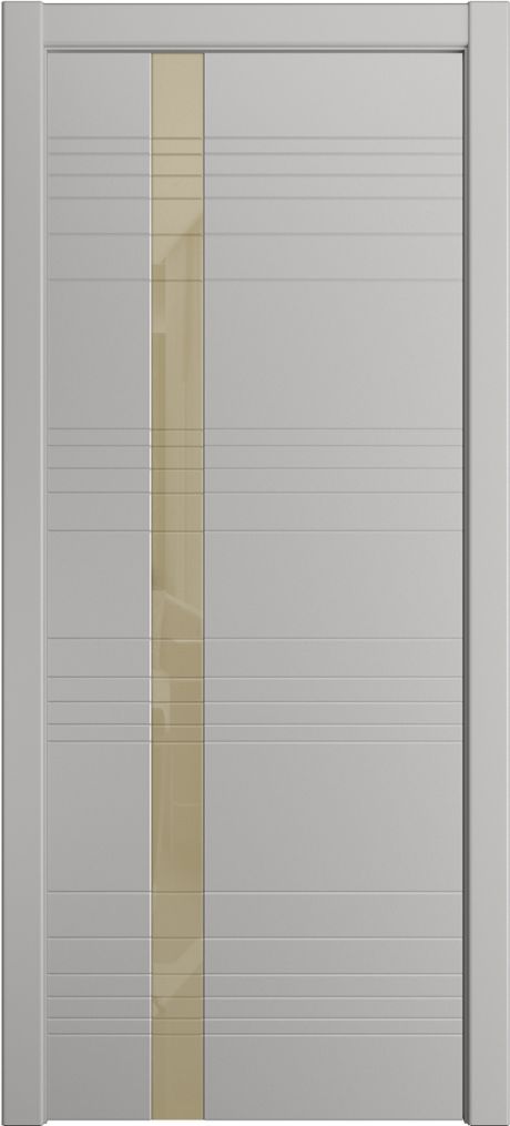 Межкомнатная дверь со стеклом ID-H Грей Эмаль (Мильяна)