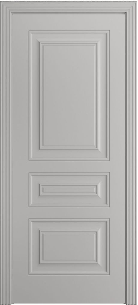 Глухая межкомнатная дверь Версаль Ф Грей Эмаль (Мильяна)