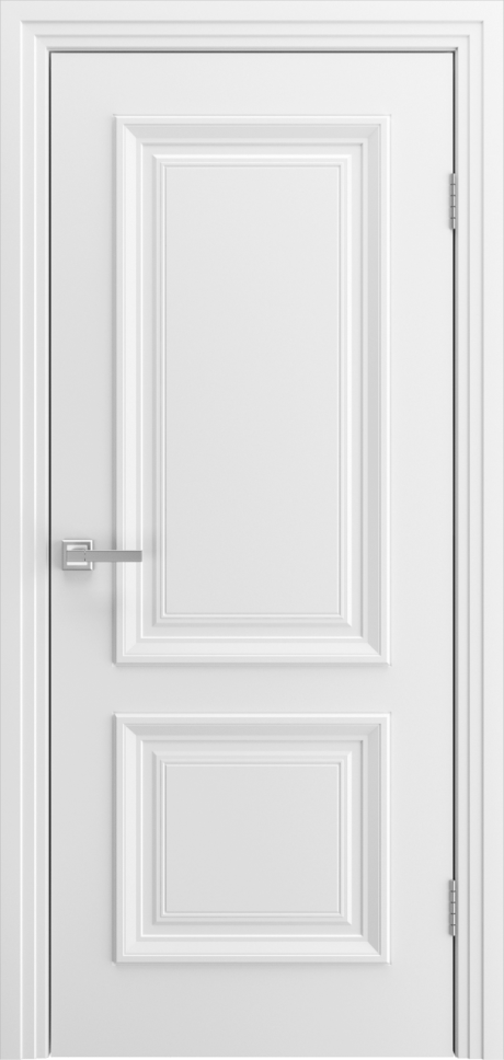 Глухая межкомнатная дверь Эльба Белый Эмаль (Шейл Дорс)