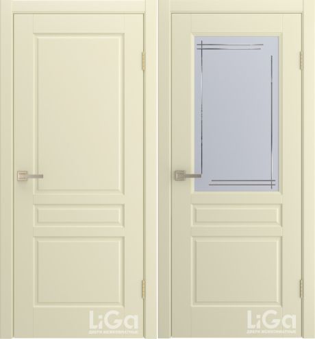 Межкомнатная дверь Belle Жемчуг Эмаль (Лига дверей)