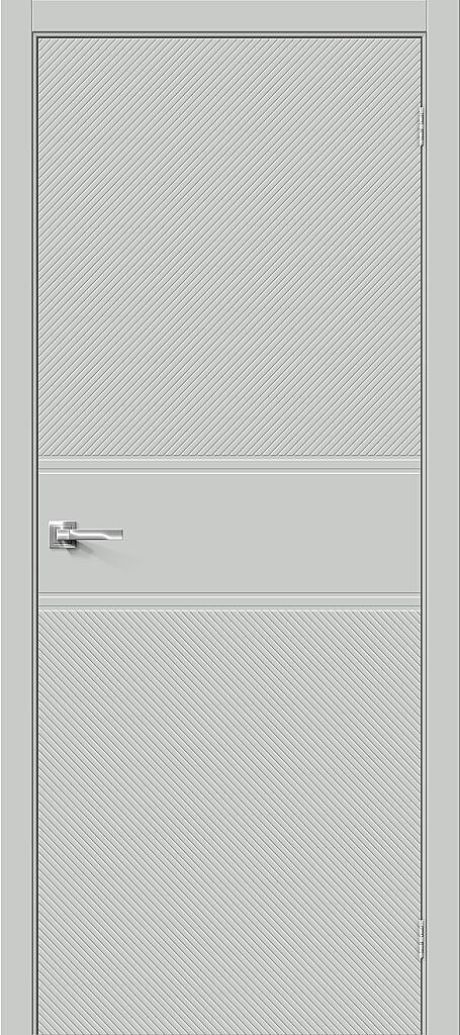 Межкомнатная дверь глухая Граффити-27 Grace (BRAVO)