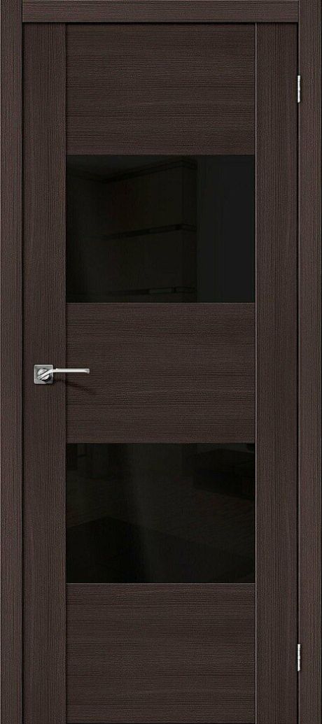 Межкомнатная дверь остекленная VG2 BS Wenge Veralinga (ĒLPORTA)