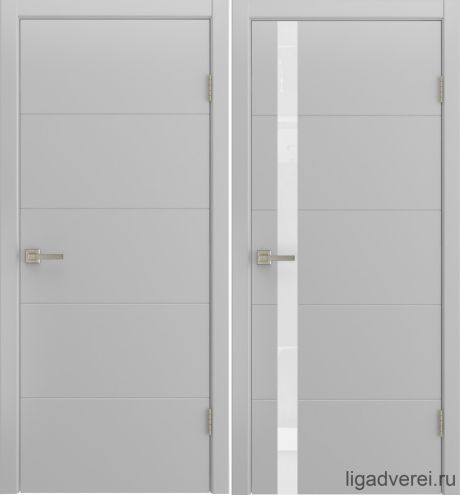Межкомнатная дверь Barocco Светло-серый Эмаль (Лига дверей)