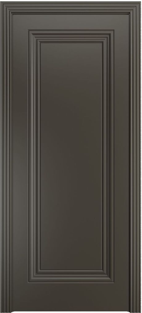 Глухая межкомнатная дверь Версаль-Ф Премиум Гриджио Эмаль (Мильяна)