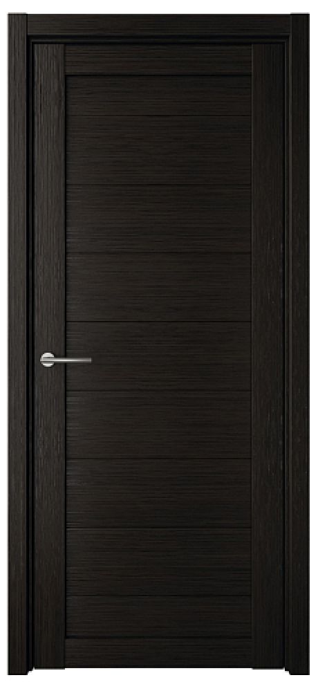 Глухая межкомнатная дверь Мюнхен ширина 70 см Темный кипарис Эко-шпон (ALBERO)