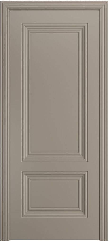 Глухая межкомнатная дверь Версаль-1Ф Премиум Латте Эмаль (Мильяна)