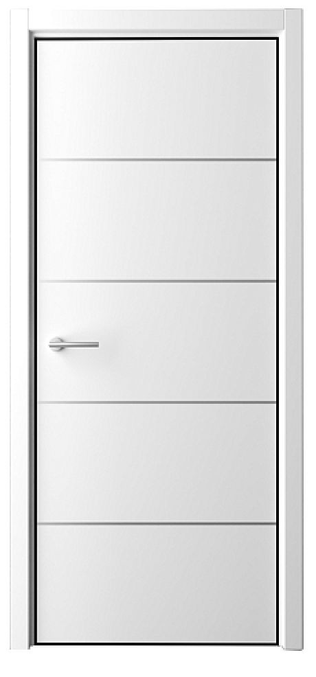 Глухая межкомнатная дверь Status М Белый Эмаль (ALBERO)