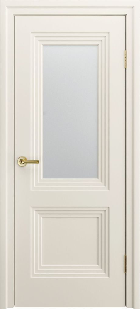 Межкомнатная дверь со стеклом Каролина RAL 9010 Эмаль (Бипи Дорс)