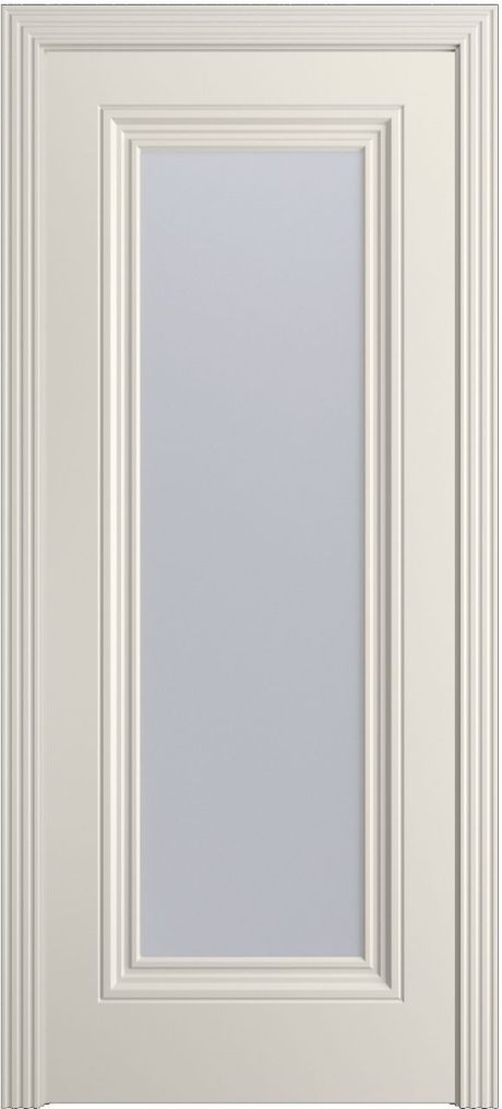 Межкомнатная дверь со стеклом Версаль-Ф Премиум Бежевый Эмаль (Мильяна)