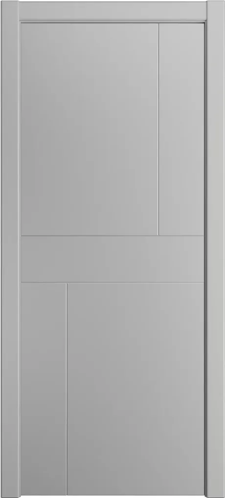 Глухая межкомнатная дверь ID-Z Грей Эмаль (Мильяна)