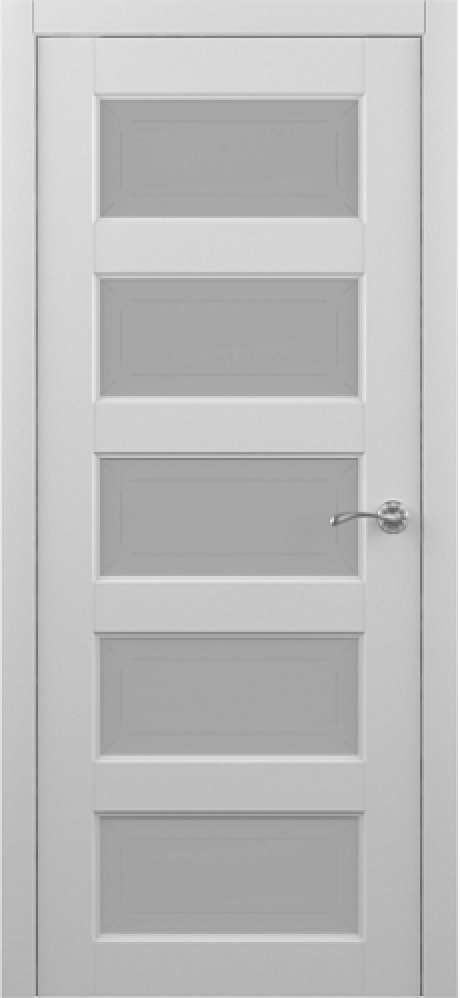 Межкомнатная дверь Эрмитаж-6 Платина Vinyl Мателюкс с алмазной гравировкой "Галерея" (ALBERO)