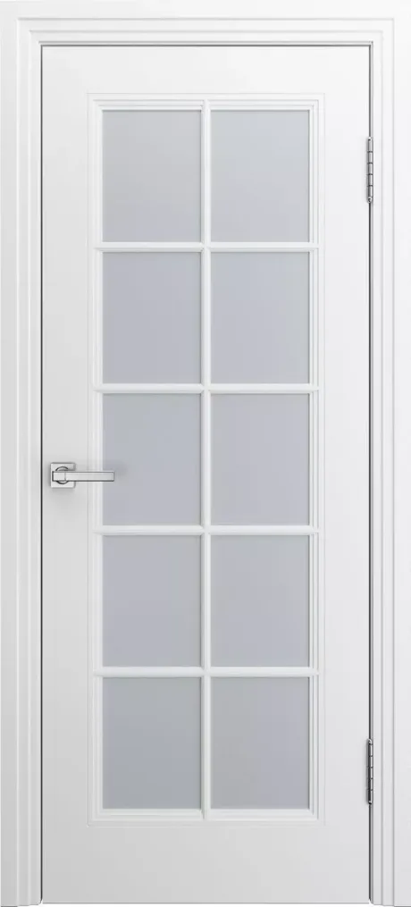 Межкомнатная дверь со стеклом Прованс-10 Белый Эмаль (Шейл Дорс)