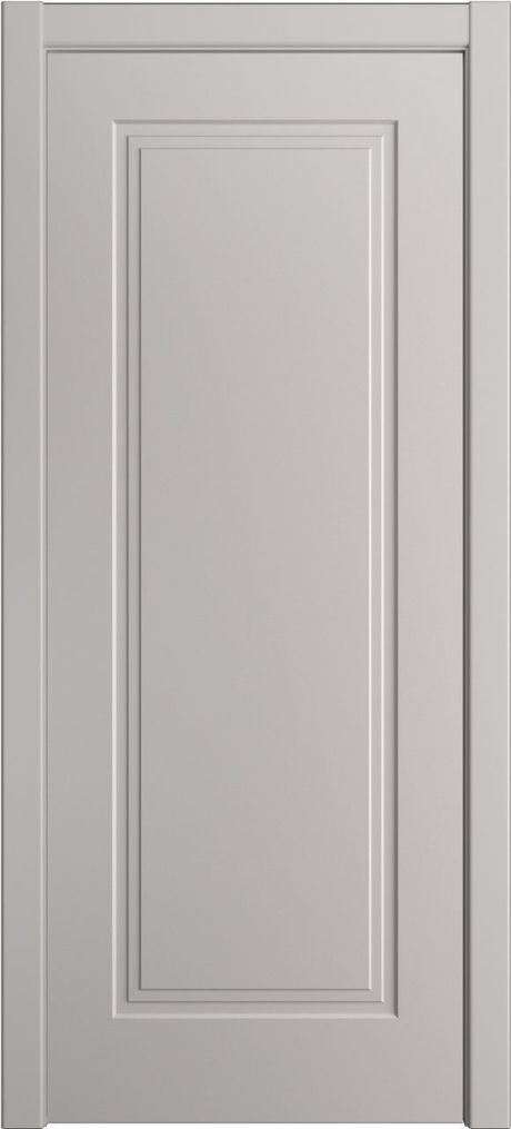 Глухая межкомнатная дверь ID-Челси 1 Агат Эмаль (Мильяна)