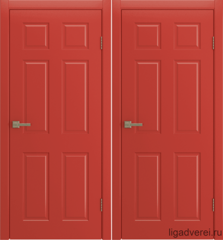 Межкомнатная дверь Barselona Красный Эмаль (Лига дверей)