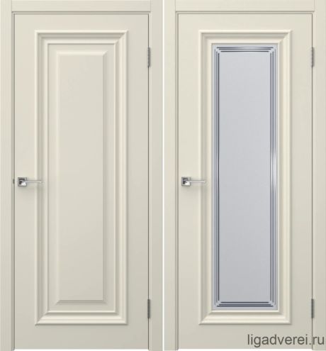 Межкомнатная дверь Diana-1 Жемчуг Эмаль (Лига дверей)