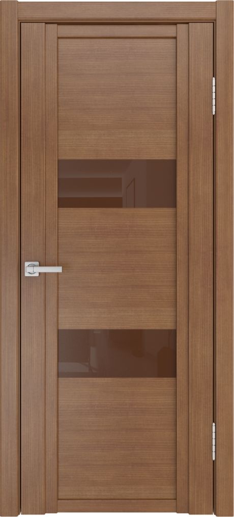 Межкомнатная дверь со стеклом QDO N Палисандр Шпон (Мильяна)