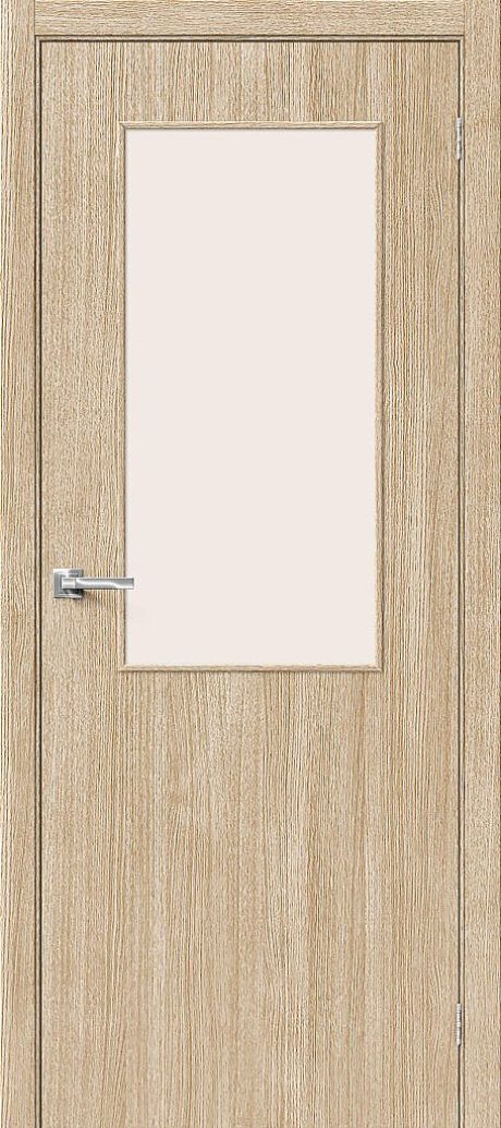 Межкомнатная дверь остекленная Гост-7 Л-21 (БелДуб) (BRAVO)