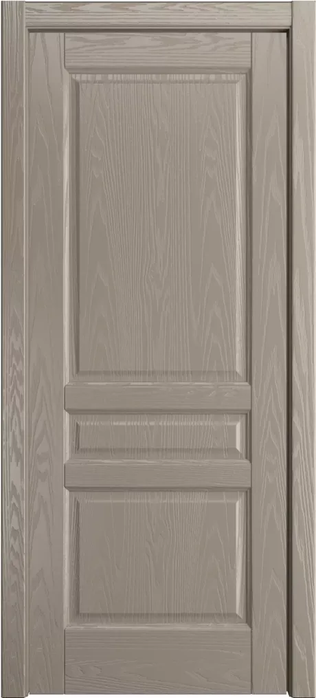 Глухая межкомнатная дверь Ребекка Латте Шпон (Мильяна)