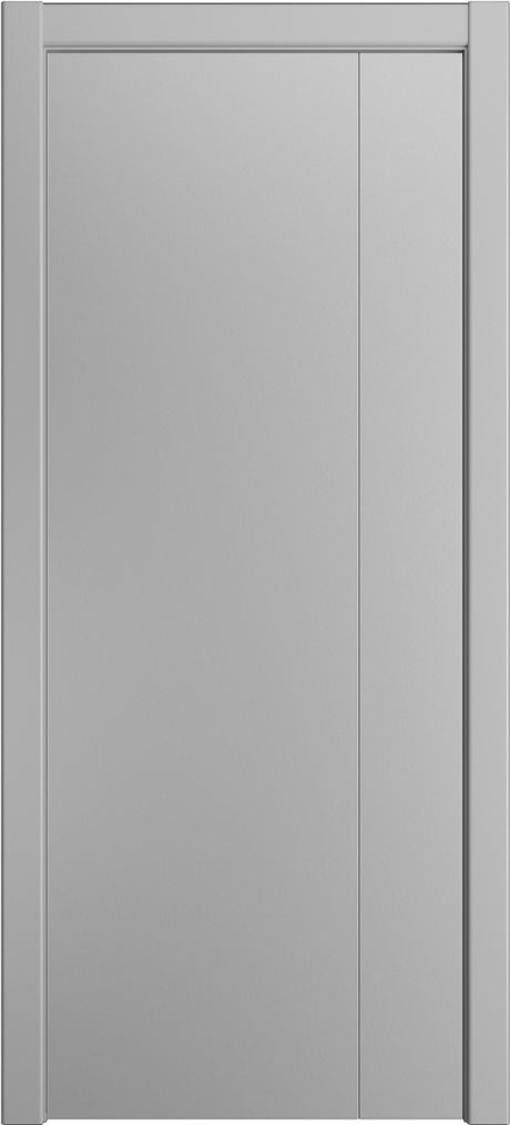 Глухая межкомнатная дверь ID-L Светло серая Эмаль (Мильяна)