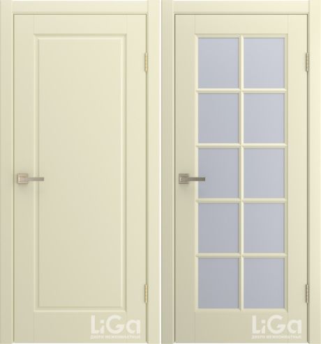 Межкомнатная дверь Amore Жемчуг Эмаль (Лига дверей)