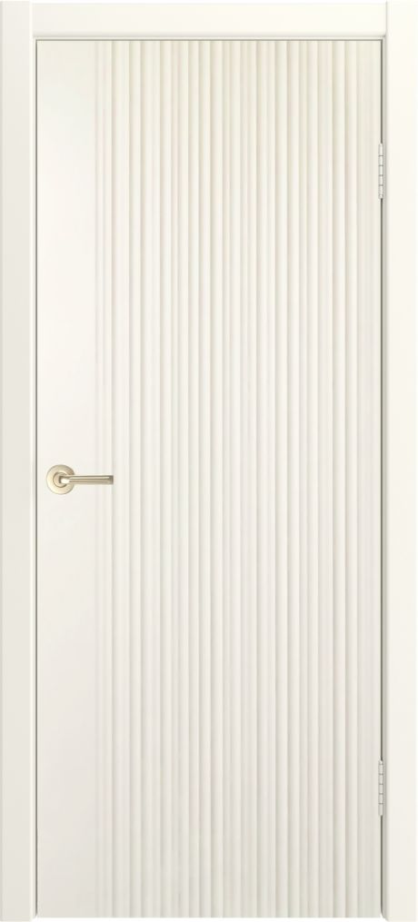 Глухая межкомнатная дверь Триест RAL 9010 Эмаль (Мильяна)