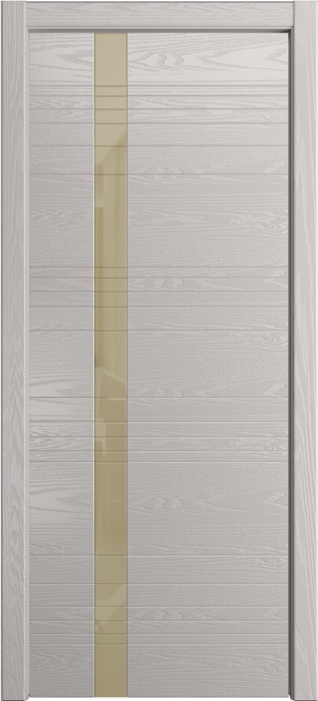 Межкомнатная дверь со стеклом ID-H Агат Шпон (Мильяна)