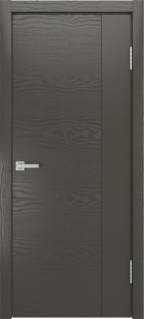 Глухая межкомнатная дверь ID-L Гриджио Шпон (Мильяна)