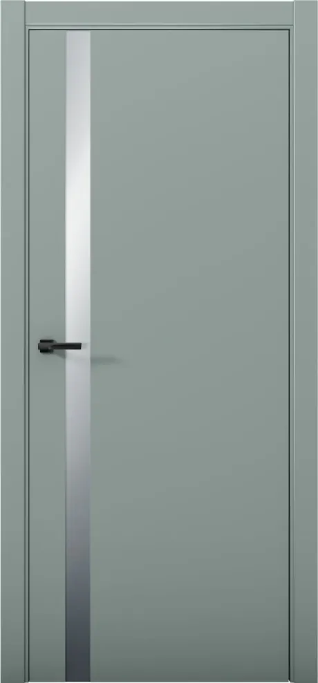 Межкомнатная дверь со стеклом ESTETICA 07 Deep Green ABS кромка Кромка (Brandoors)