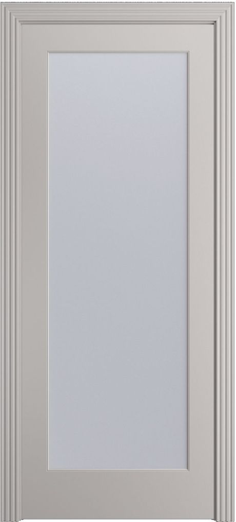 Межкомнатная дверь со стеклом Бруклин-1 Агат Эмаль (Бипи Дорс)