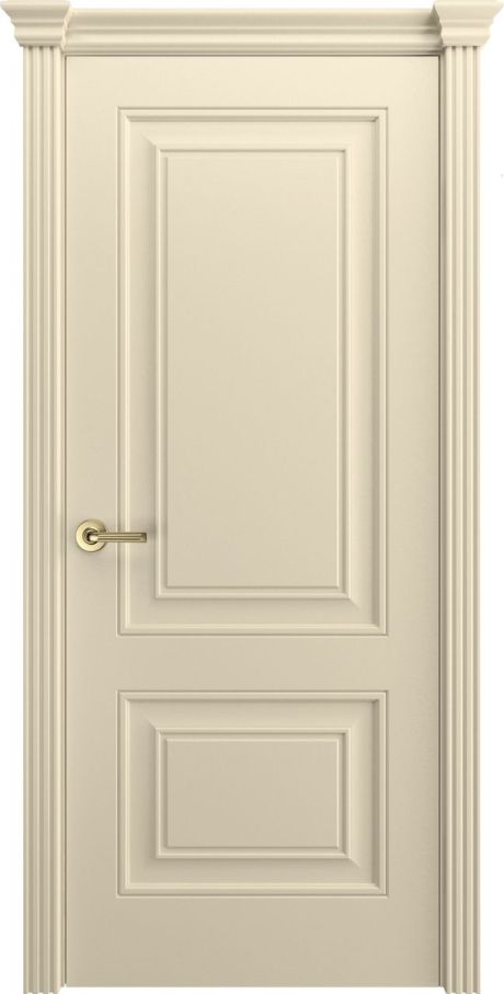Глухая межкомнатная дверь Версаль-1Ф Крем Эмаль (Мильяна)