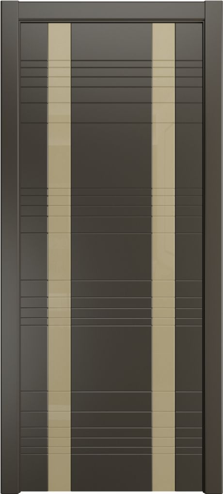 Межкомнатная дверь со стеклом ID-D Гриджио Эмаль (Мильяна)