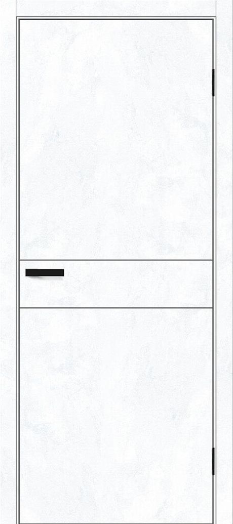 Межкомнатная дверь глухая Браво-0.24.П Snow Art (Mr.wood)