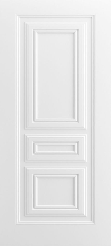 Глухая межкомнатная дверь Титул-5 В1 Белый Эмаль (Шейл Дорс)