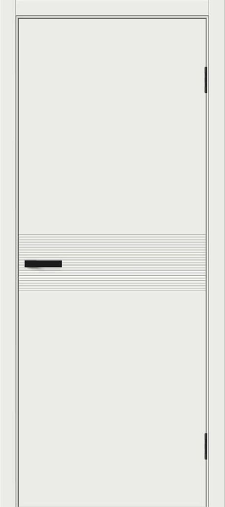 Межкомнатная дверь глухая Граффити-23 Super White (BRAVO)