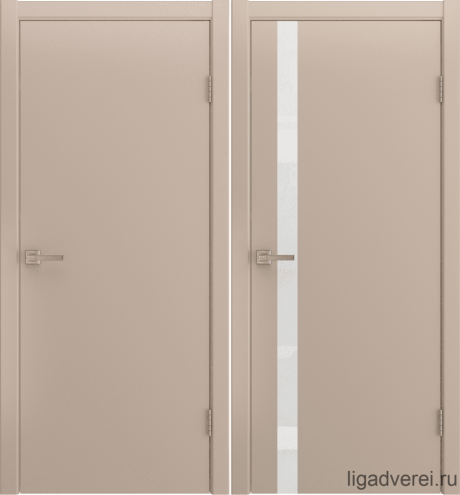 Межкомнатная дверь Zerro Латте Эмаль (Лига дверей)
